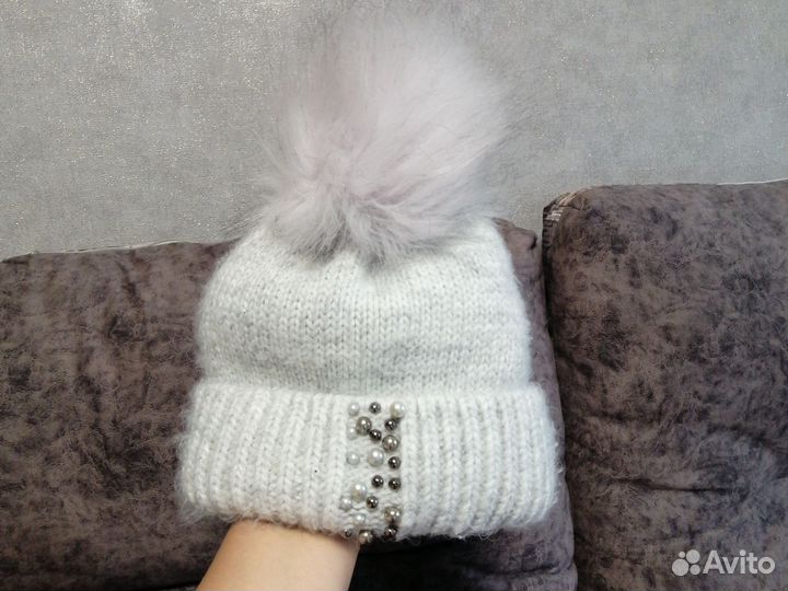 Шапка зимняя лет на 10-12