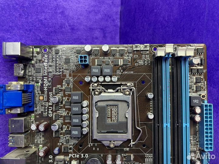 Материнская плата 1155 asus B75