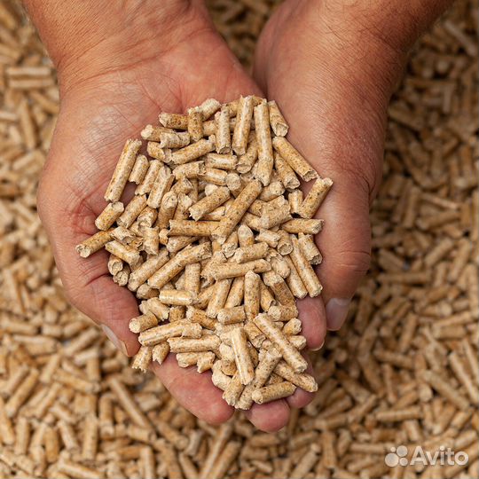 Пеллеты в мешках