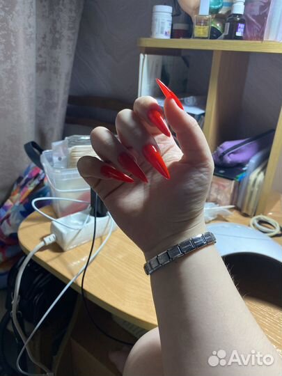 Наращивание ногтей на дому