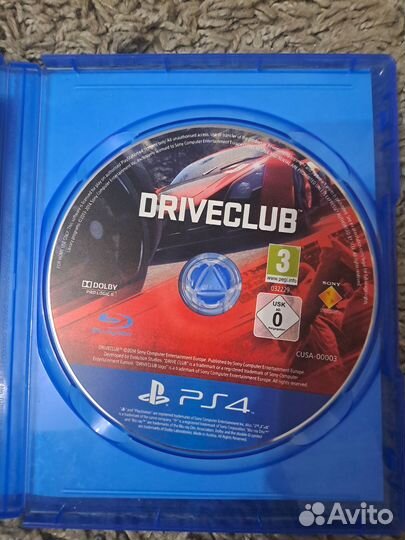 Диск на sony playstation 4