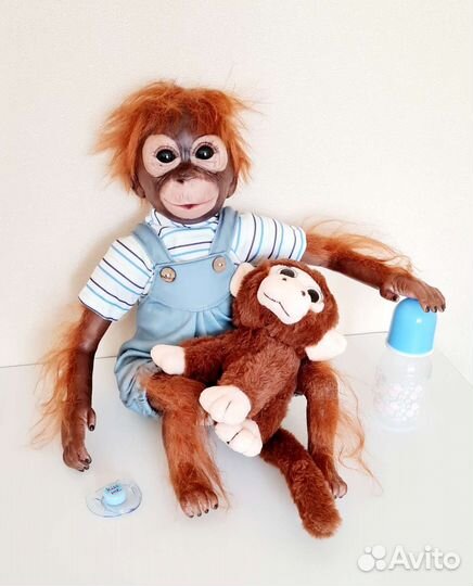 Кукла реборн обезьяна Тимон