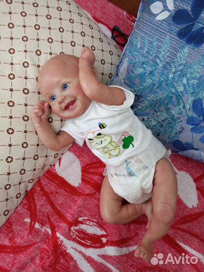 Кукла реборн ручной работы 55см