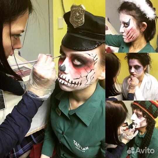 Аквагрим на Хэллоуин