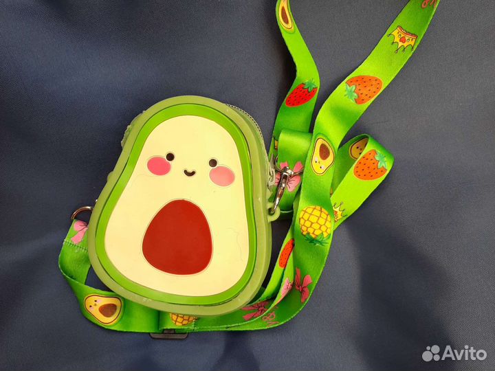 Детская силиконовая сумочка кошелёк