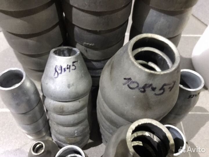 Переход 108*4-57*3 оцинкованный стальной