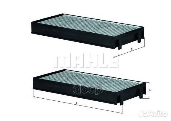 Фильтр салона угольный lak221s Mahle/Knecht