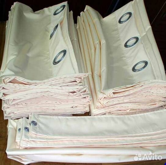 Тенты от солнца и дождя 2х3,3х4,4х6,6х8м белые