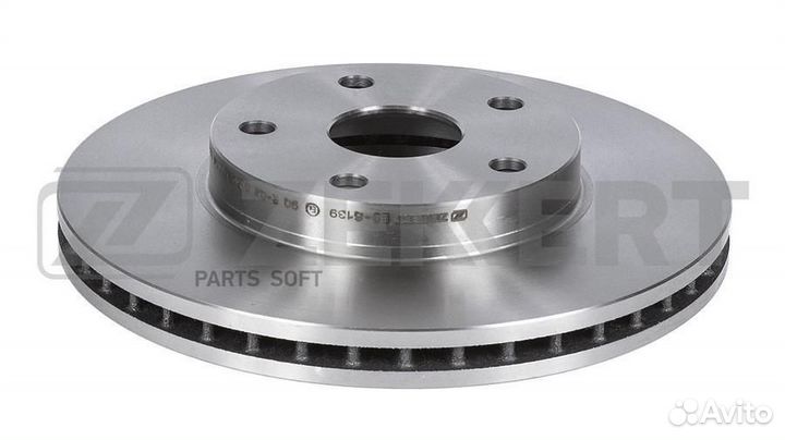 Диск торм. перед. Geely emgrand 09- zekkert BS6139