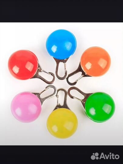 Светящийся брелок на ошейник для собак/кошек