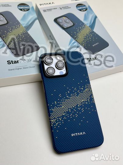 Чехол Pitaka на iPhone 15 Pro/Pro Max млечный путь