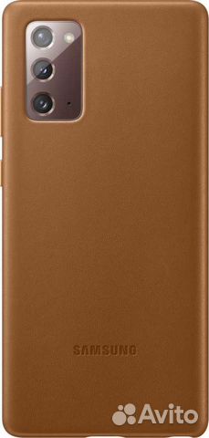 Оригинал Кожаные Чехлы к Samsung Note 20 (2 цвета)