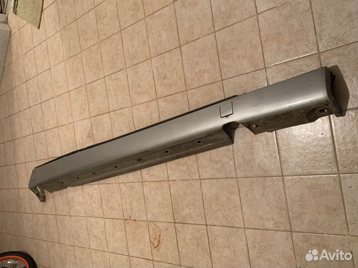 Накладки порогов Mercedes w220 Long