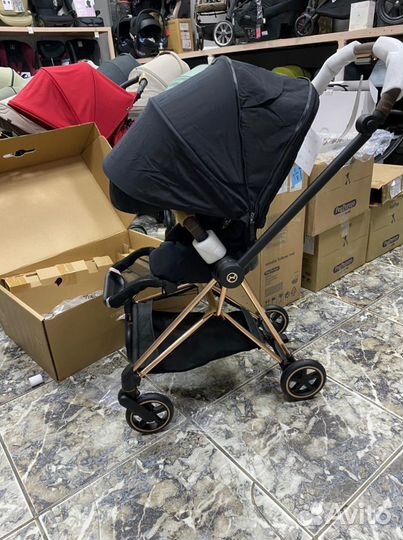 Новая Cybex Mios Deep Black, Rosegold