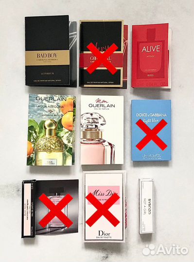 Семплы пробники парфюмерная вода