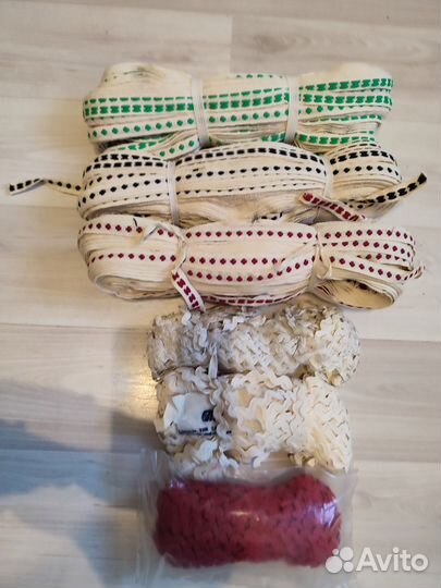 Тесьма отделочная, шир. 1 см х/ б+ вьюнки