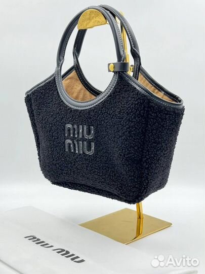 Сумка женская miu miu плющевая