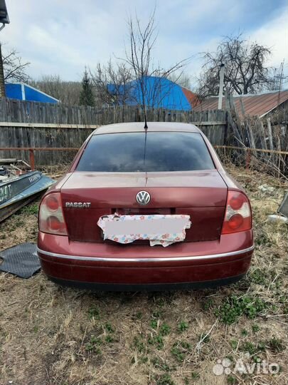 Volkswagen Passat 1.8 AT, 2003, битый, 250 000 км