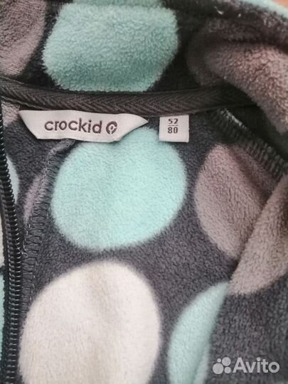 Флисовая поддева crockid 80