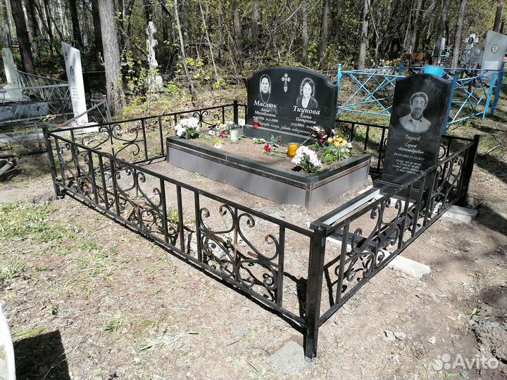 Оградки / лавочки / кресты благоустройство