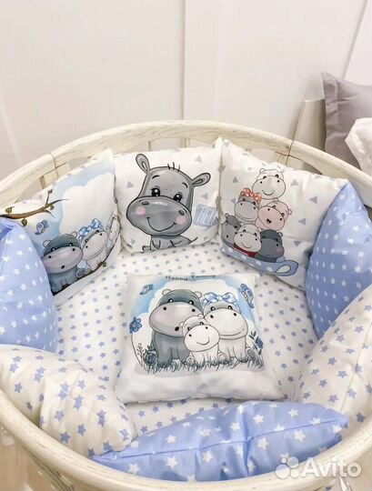 Бортики на кроватку