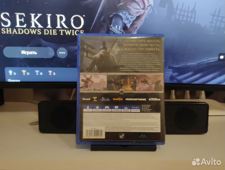 Sekiro shadows die twice ps4 диск