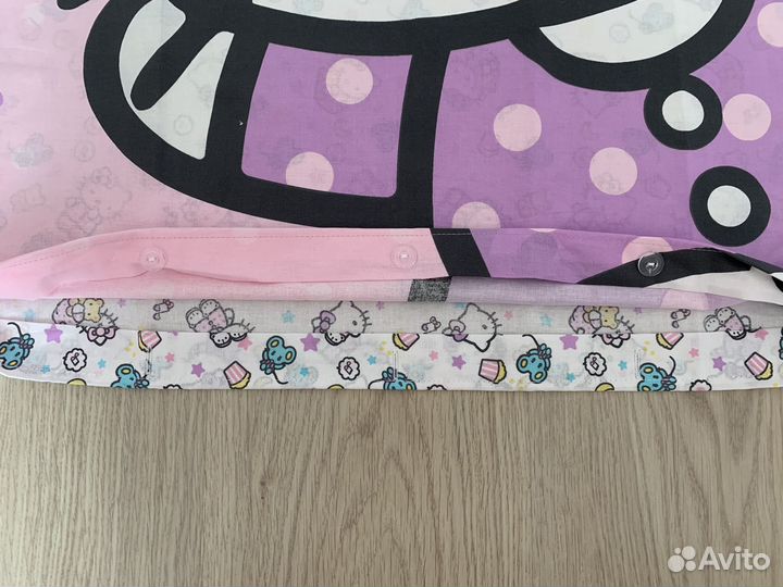 Новое детское постельное белье hello kitty