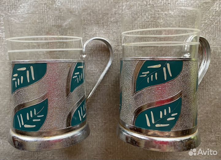Стаканы с подстаканниками СССР