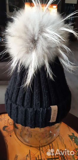 Теплая шапочка на мальчика 54-56