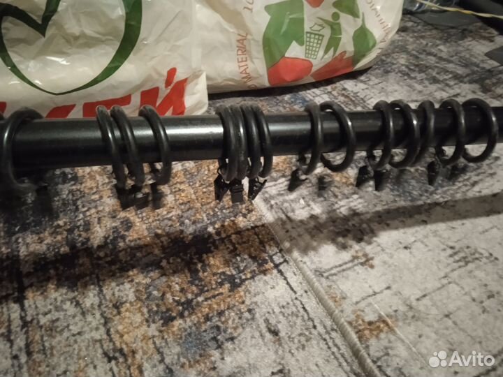 Штанги карнизы чёрные