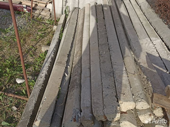 Бетонные столбы для забора бу