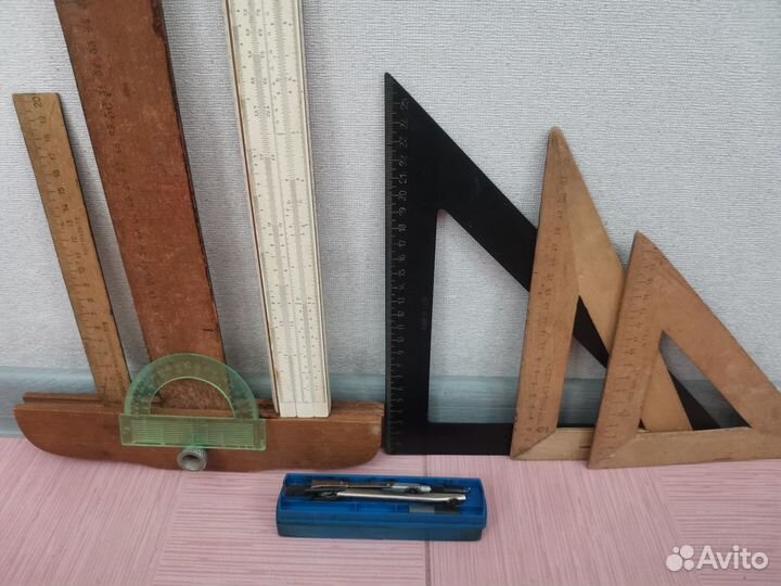 Чертежные принадлежности времен СССР