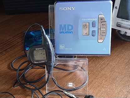 MD плеер Sony Walkman MZ-E30 Blue из Японии