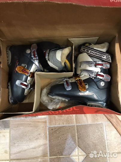 Горнолыжные ботинки salomon 25