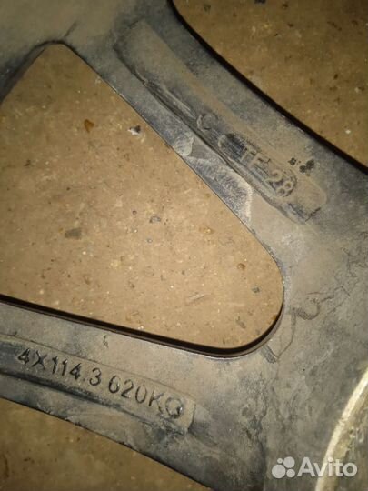 Диски литые r15 4x114 3 бу