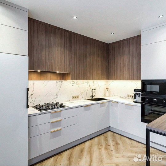 Кухня на заказ угловая кухонный гарнитур