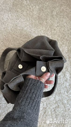 Сумка натуральная замша италия