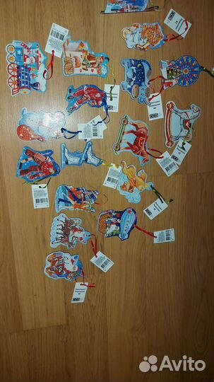 Елочные игрушки, ручная работа, новые