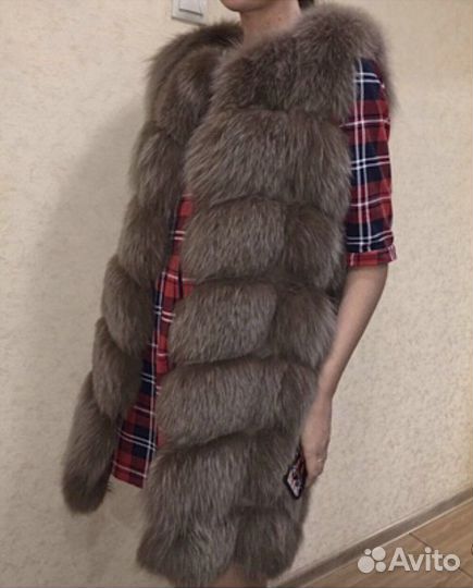 Жилетка из песца