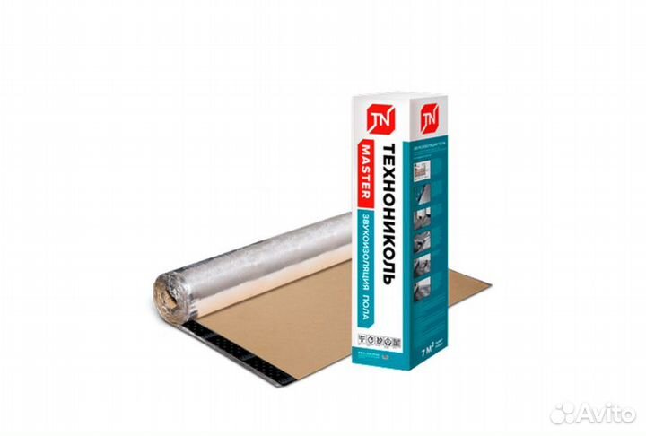 Звукоизоляция пола самоклеящаяся Технониколь Масте