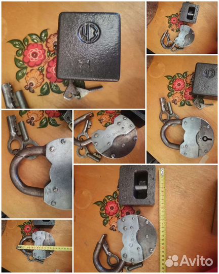 Замок гаражный времён СССР 4 штуки