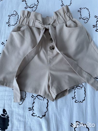 Шорты летние xxs бежевые