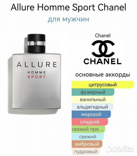 Allure Homme Sport Chanel для мужчин