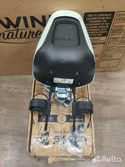 Детское велокресло Bobike GO Mini Marshmallow Mint