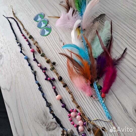 Лула, расточка, заколка с косичками