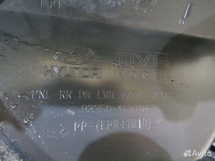 Обшивка двери задняя левая Hyundai Solaris