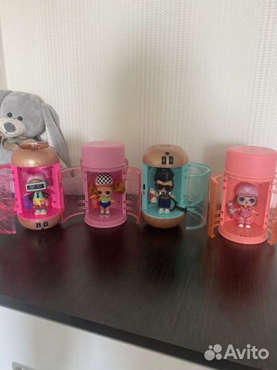 Кукла lol в капсуле, neon