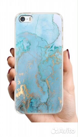 Силиконовый чехол на Apple iPhone 5/5S/SE