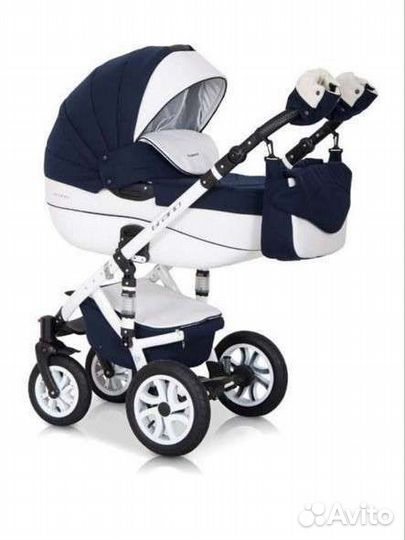 Коляска 2 в 1 эко кожа