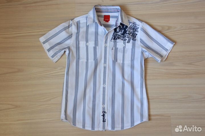 Летние вещи рубашка+шорты+ветровка размер 122